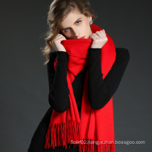 Fashion Accessories Light Red Cashmere Wrap Lady Scarf Shawl